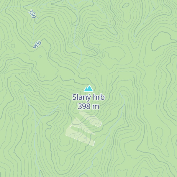 Map of Slaný hrb