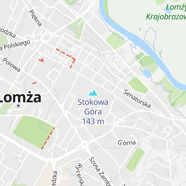 Map of Stokowa Góra