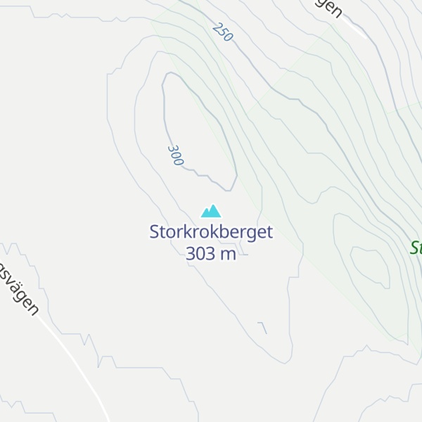 Map of Storkrokberget