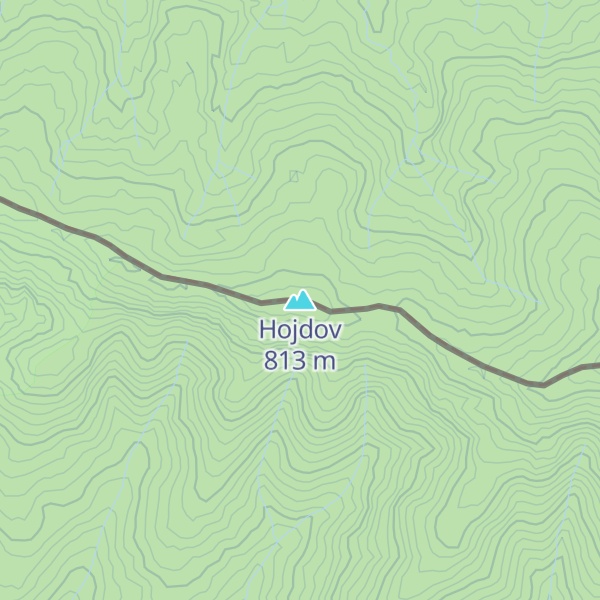 Map of Hojdov
