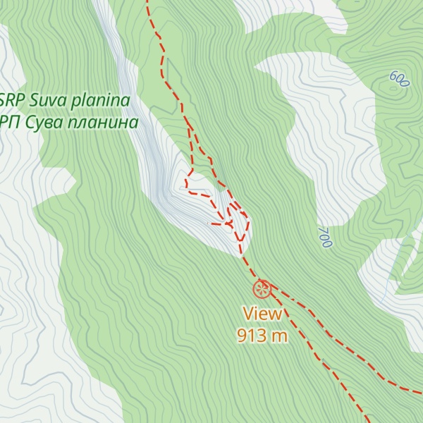 Map of Mosor