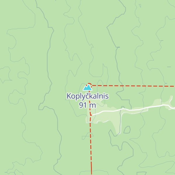Map of Koplyčkalnis