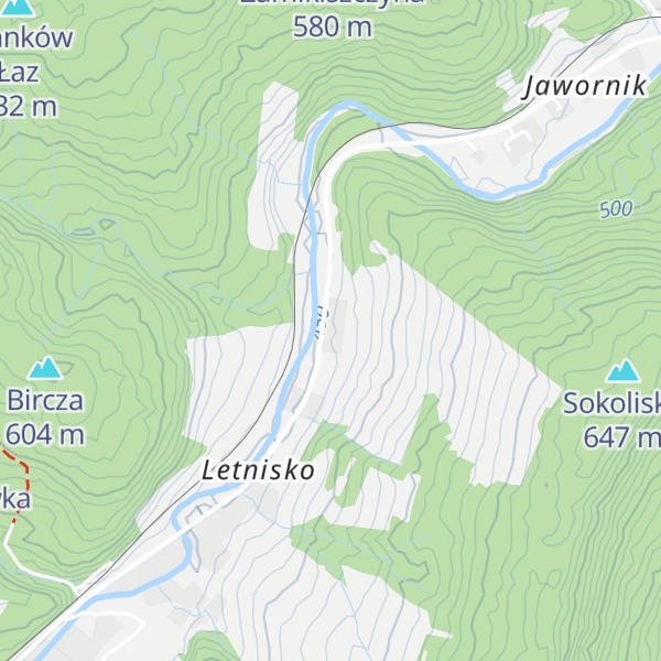 Map of Leśny Dzban