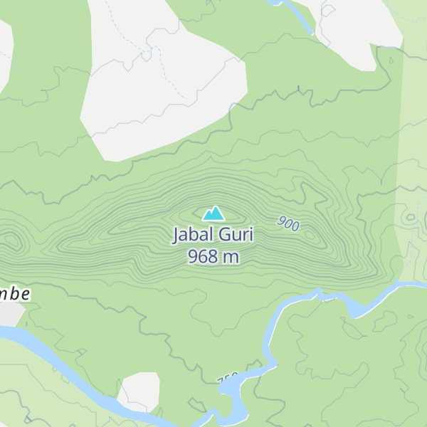 Map of Jabal Guri