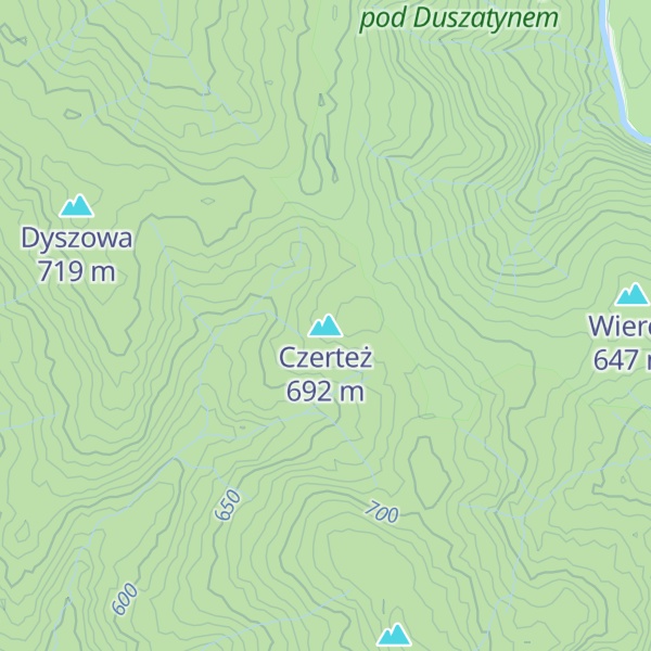 Map of Czerteż