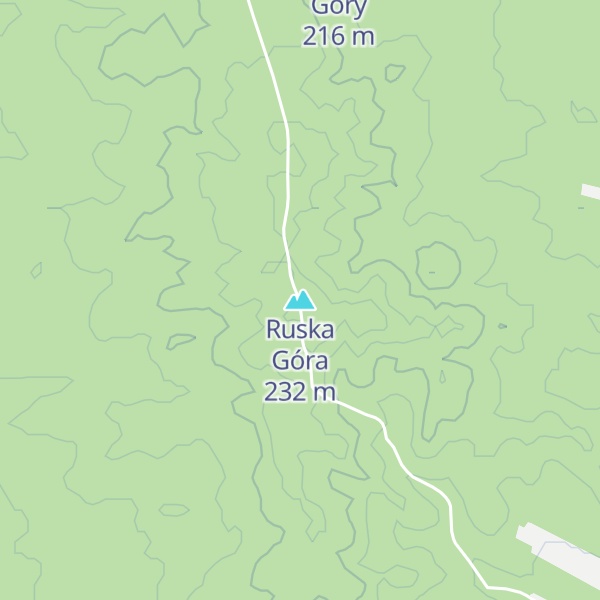 Map of Ruska Góra