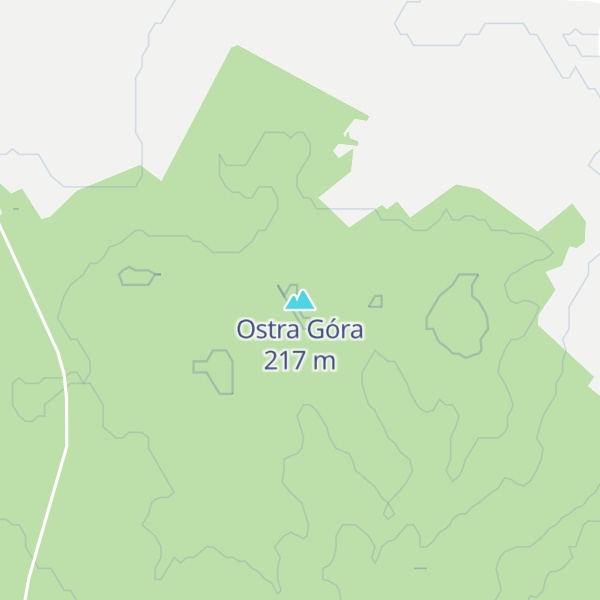Map of Ostra Góra