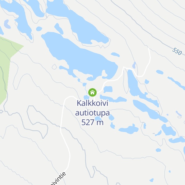 Map of Kalkkoivi autiotupa