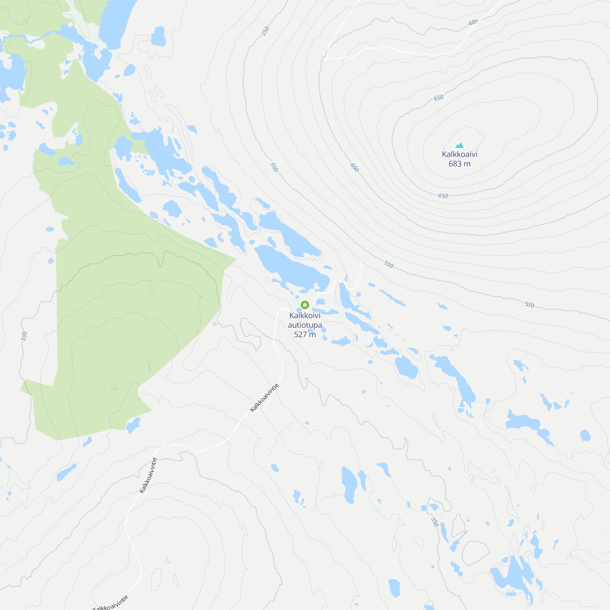 Kalkkoivi autiotupa map