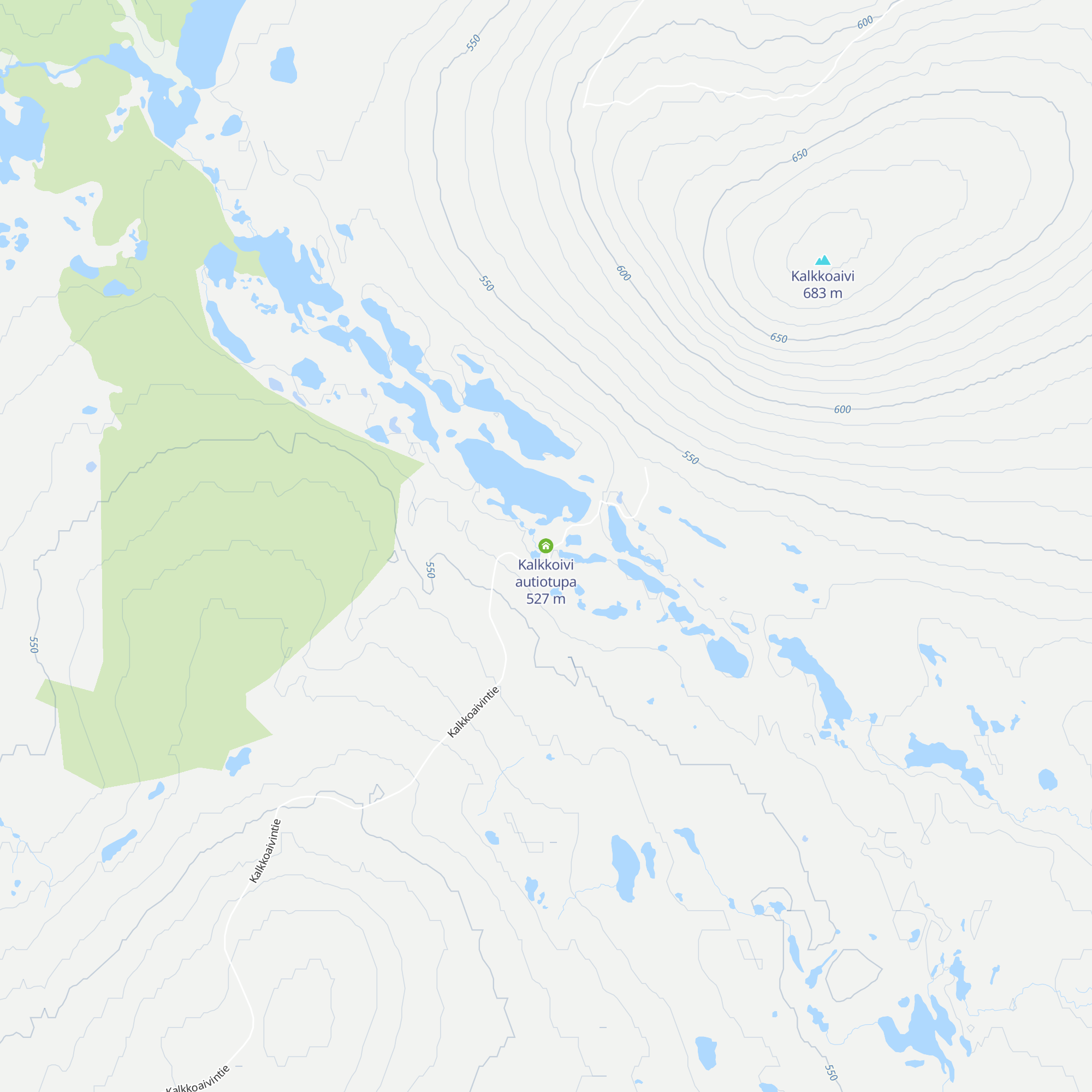 Kalkkoivi autiotupa map