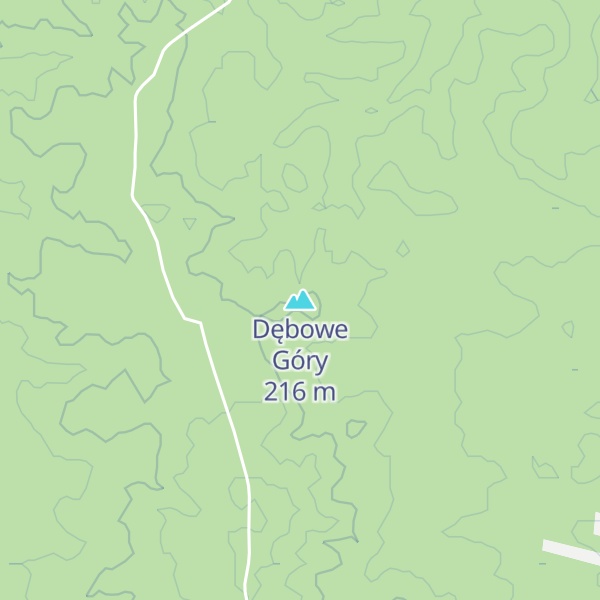 Map of Dębowe Góry