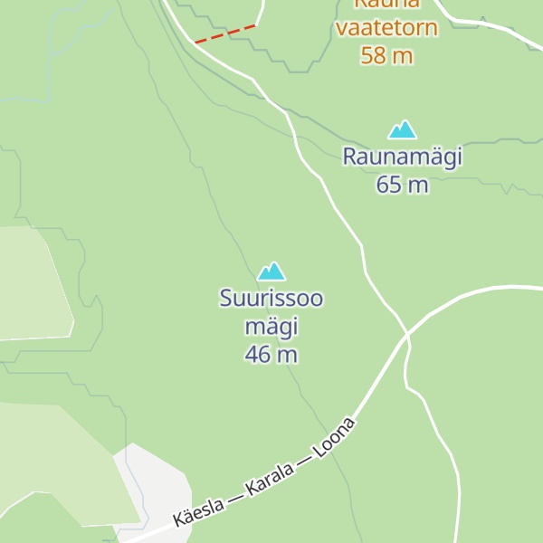 Map of Suurissoo mägi