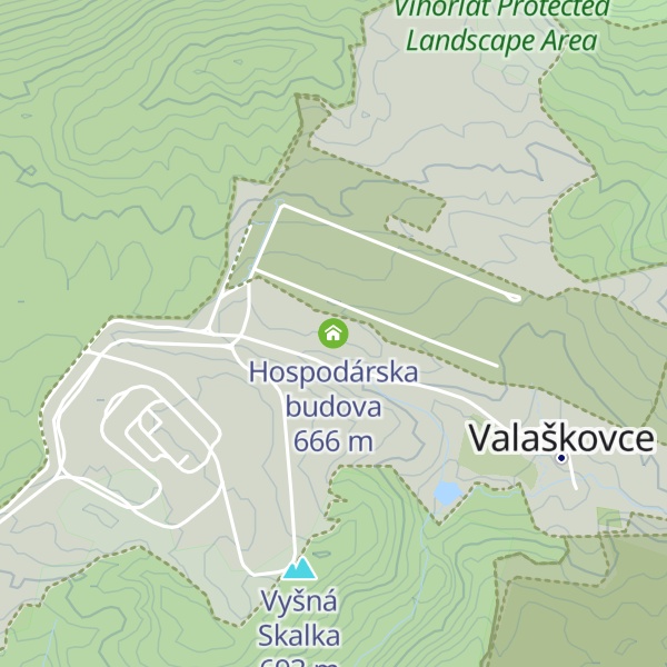 Map of Hospodárska budova