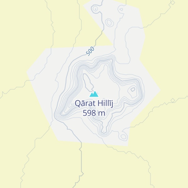 Map of Qārat Hillīj