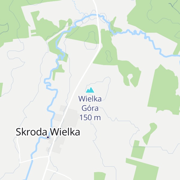 Map of Wielka Góra
