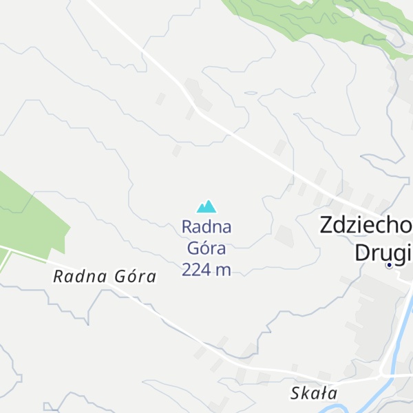 Map of Radna Góra