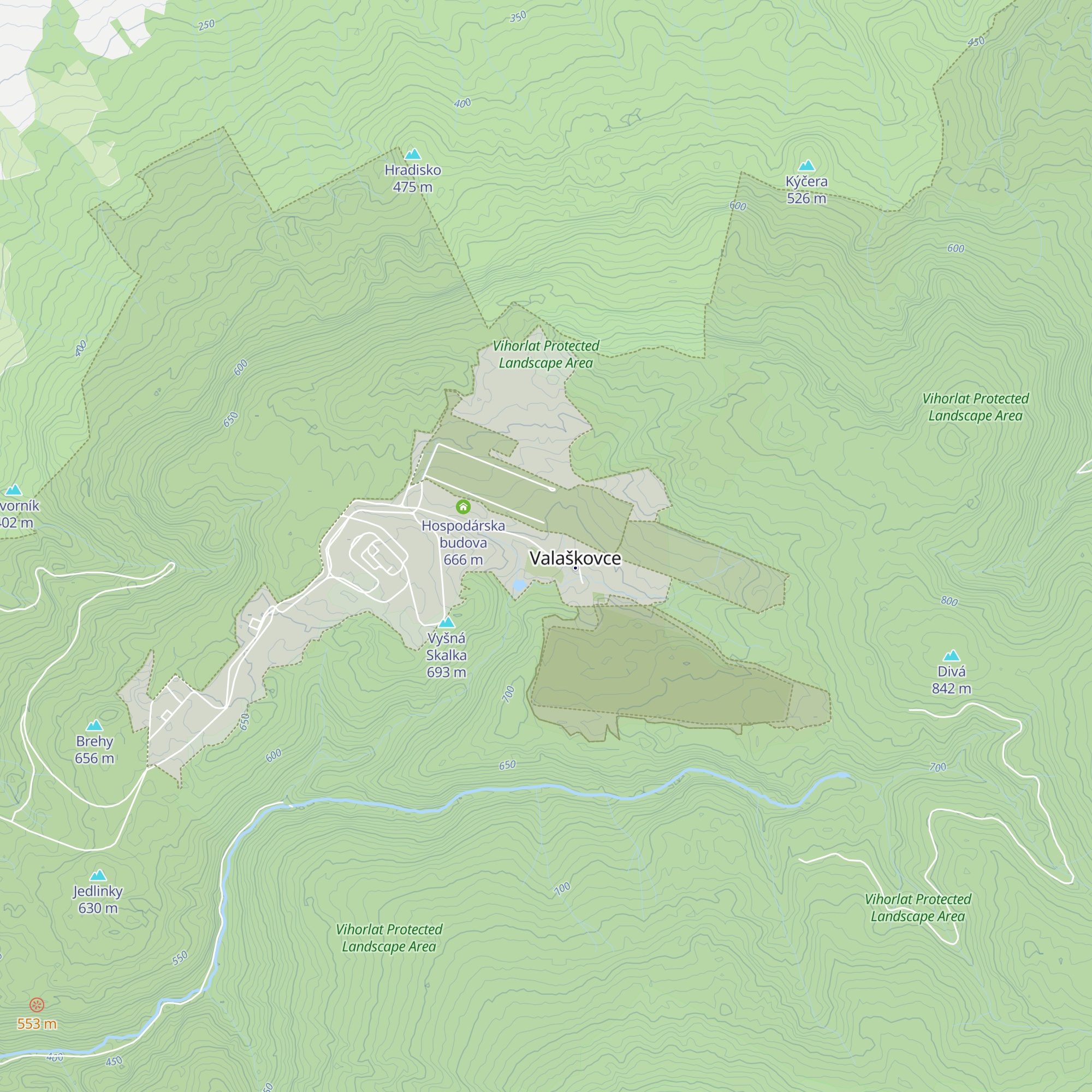 Kostolík z r. 1832 map