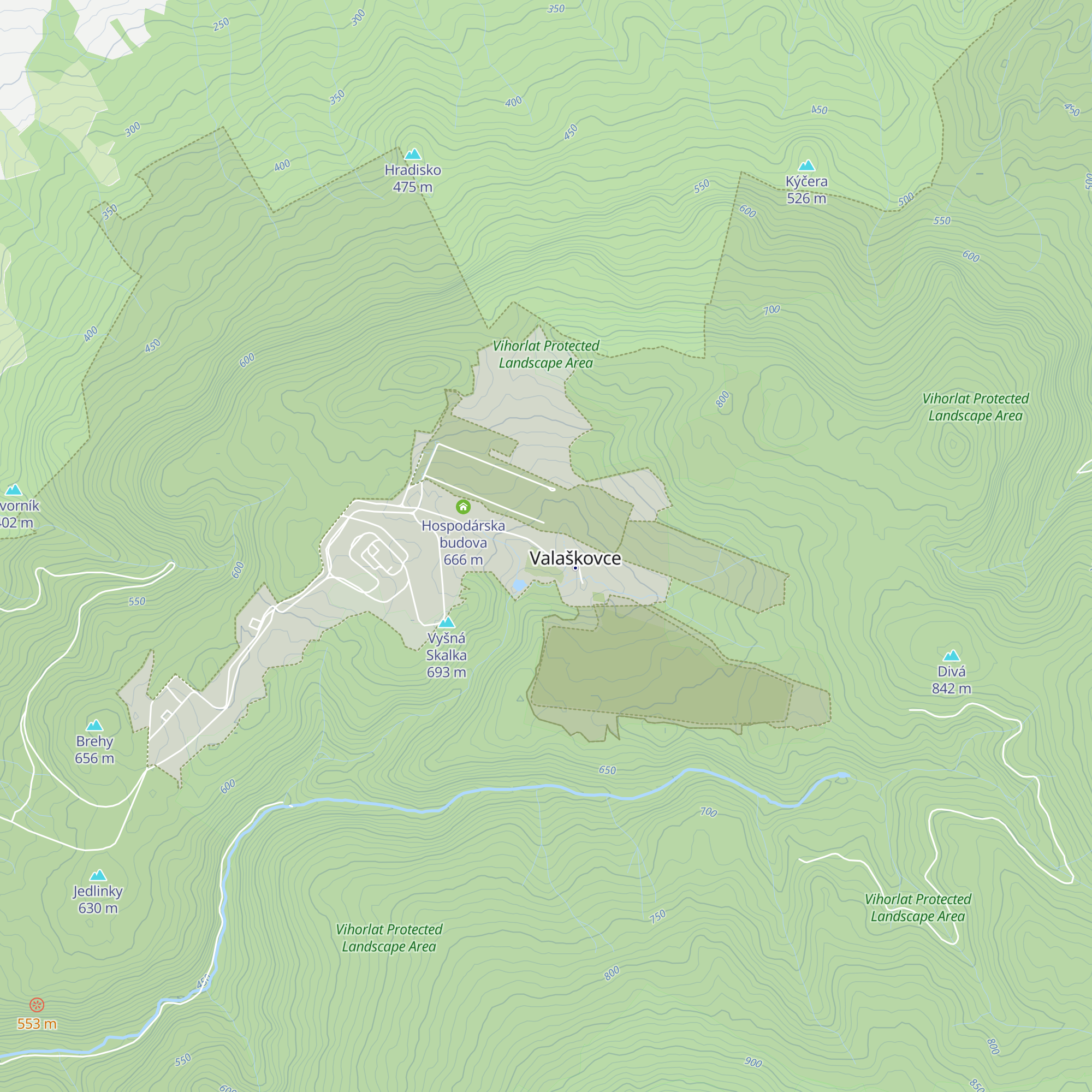 Kostolík z r. 1832 map