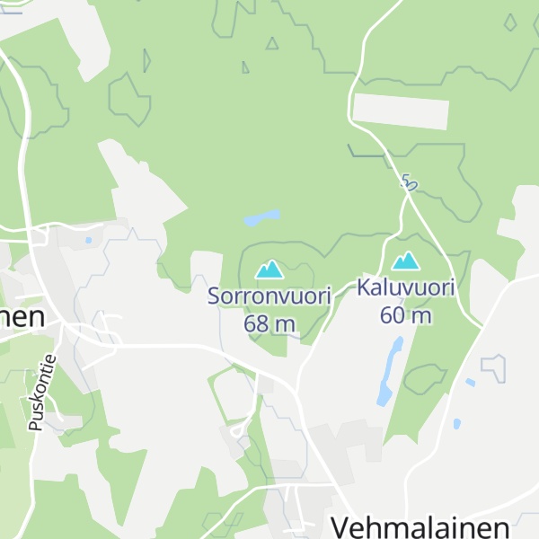 Map of Sorronvuori