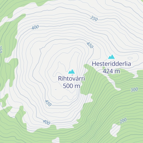 Map of Rihtovárri