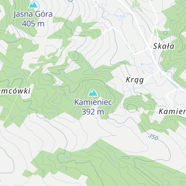 Map of Kamieniec