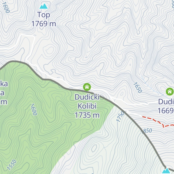 Map of Dudicki Kolibi