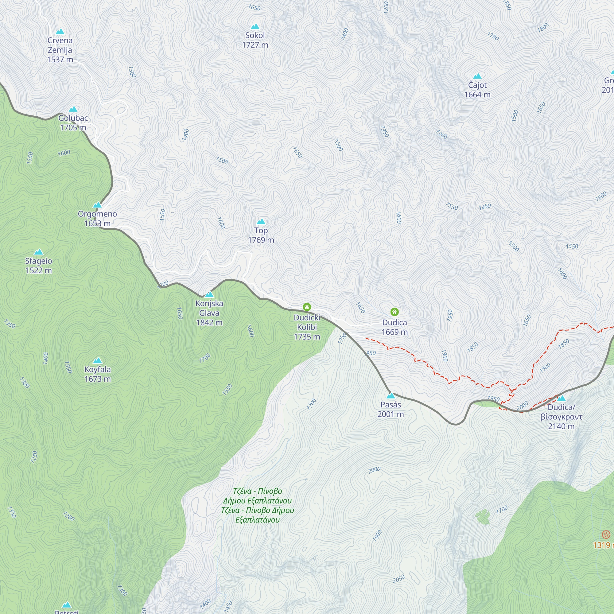 Dudicki Kolibi map
