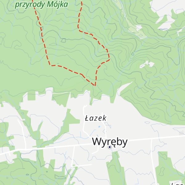 Map of Błędny Kamień