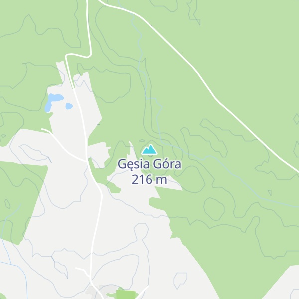 Map of Gęsia Góra