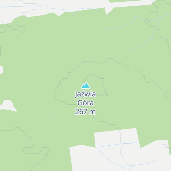 Map of Jaźwia Góra