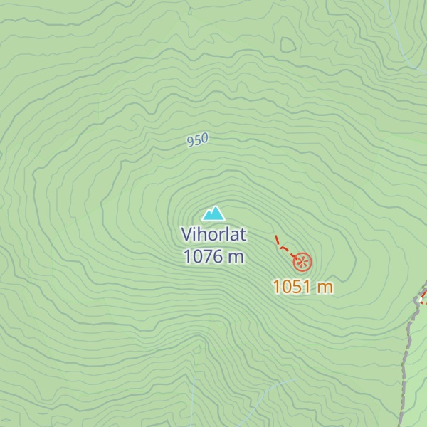 Map of Vihorlat