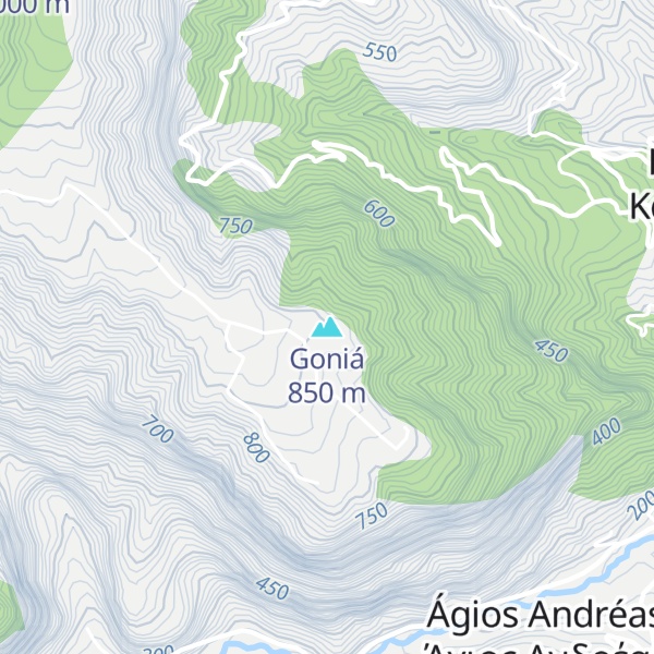 Map of Goniá