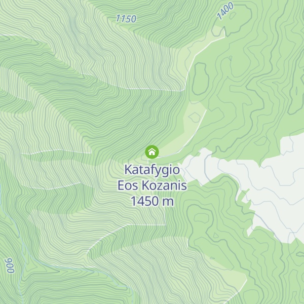 Map of Katafygio Eos Kozanis