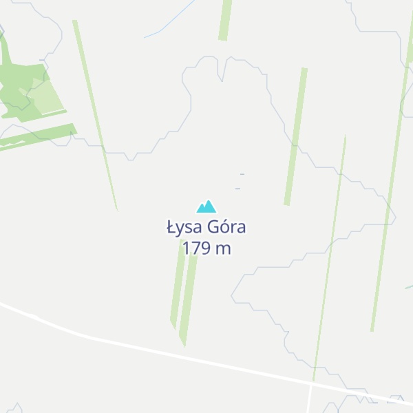 Map of Łysa Góra