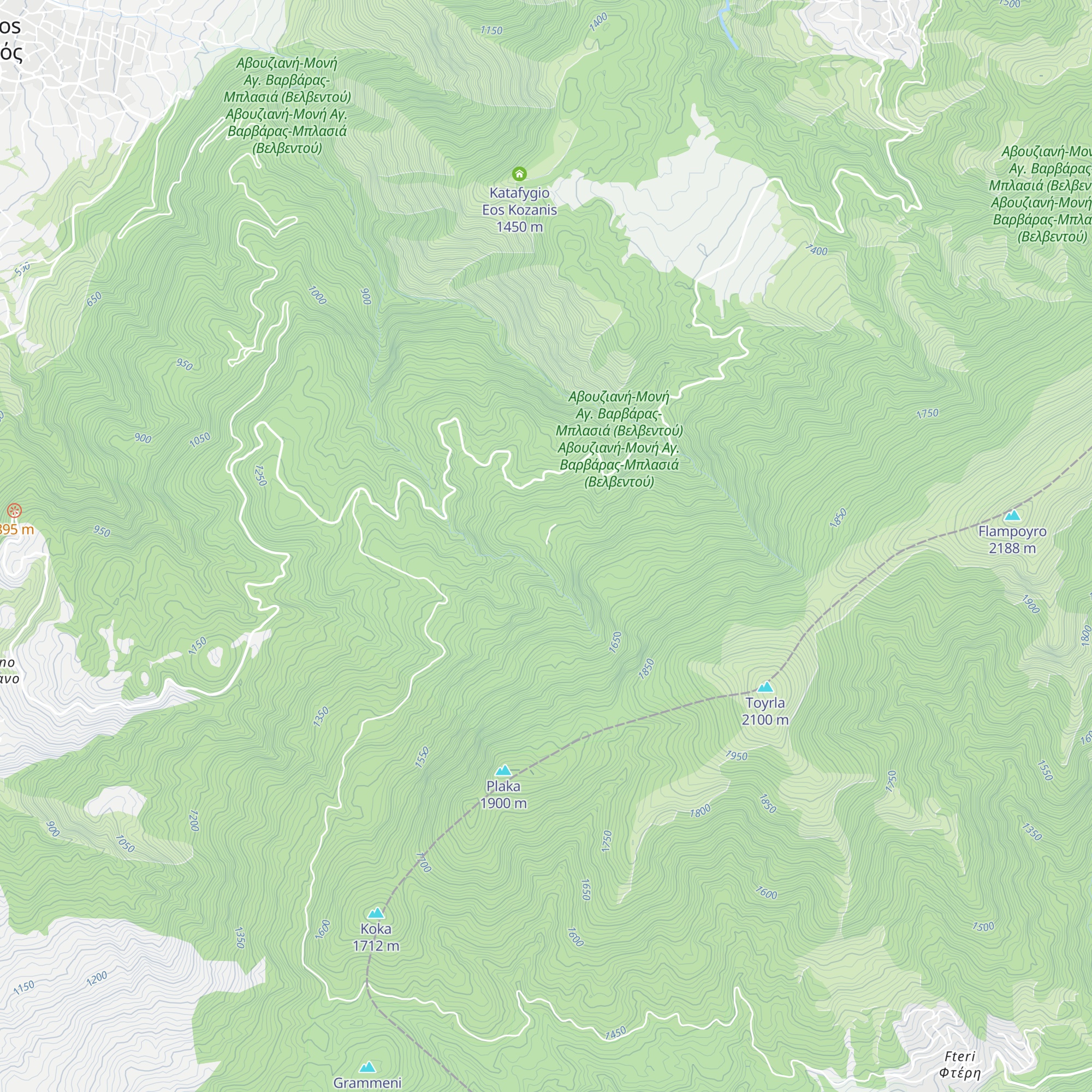 Katafygio Oreivatikoy Syllogoy Velventoy map