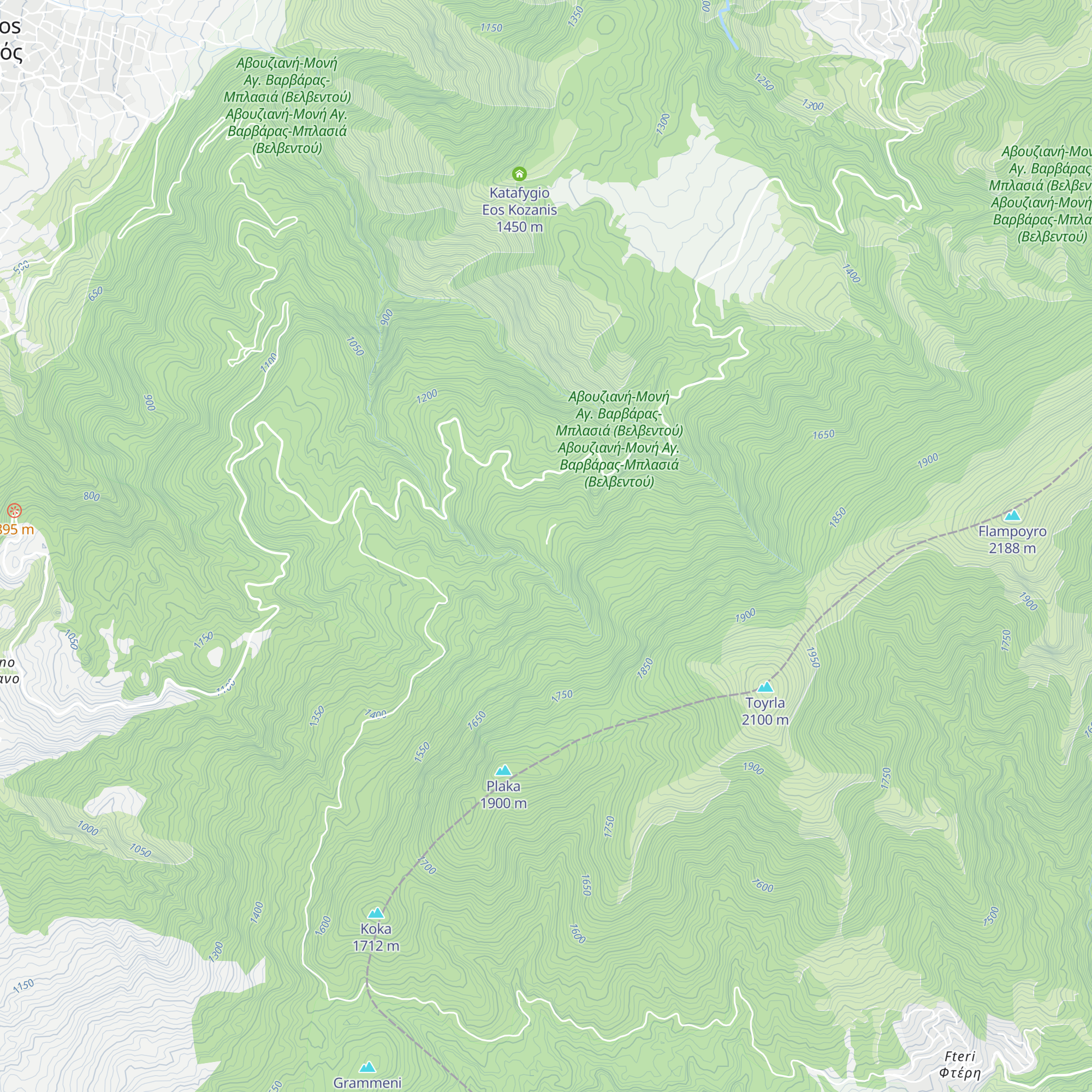 Katafygio Oreivatikoy Syllogoy Velventoy map