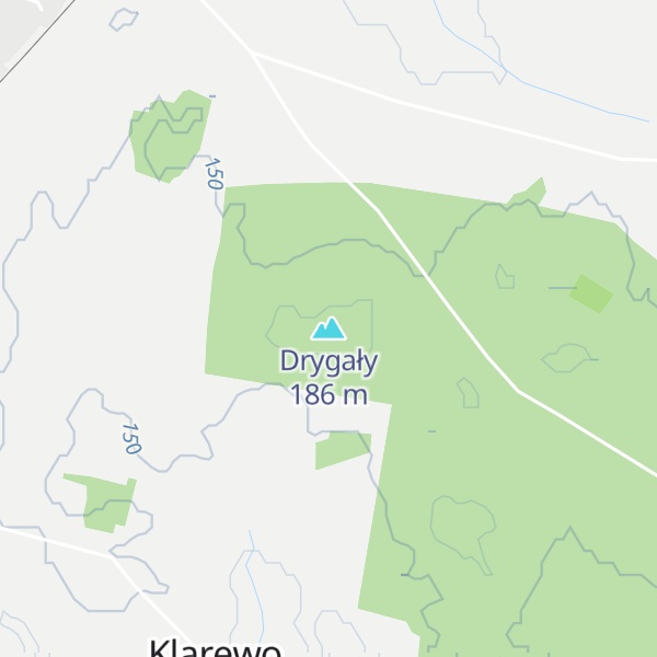 Map of Drygały