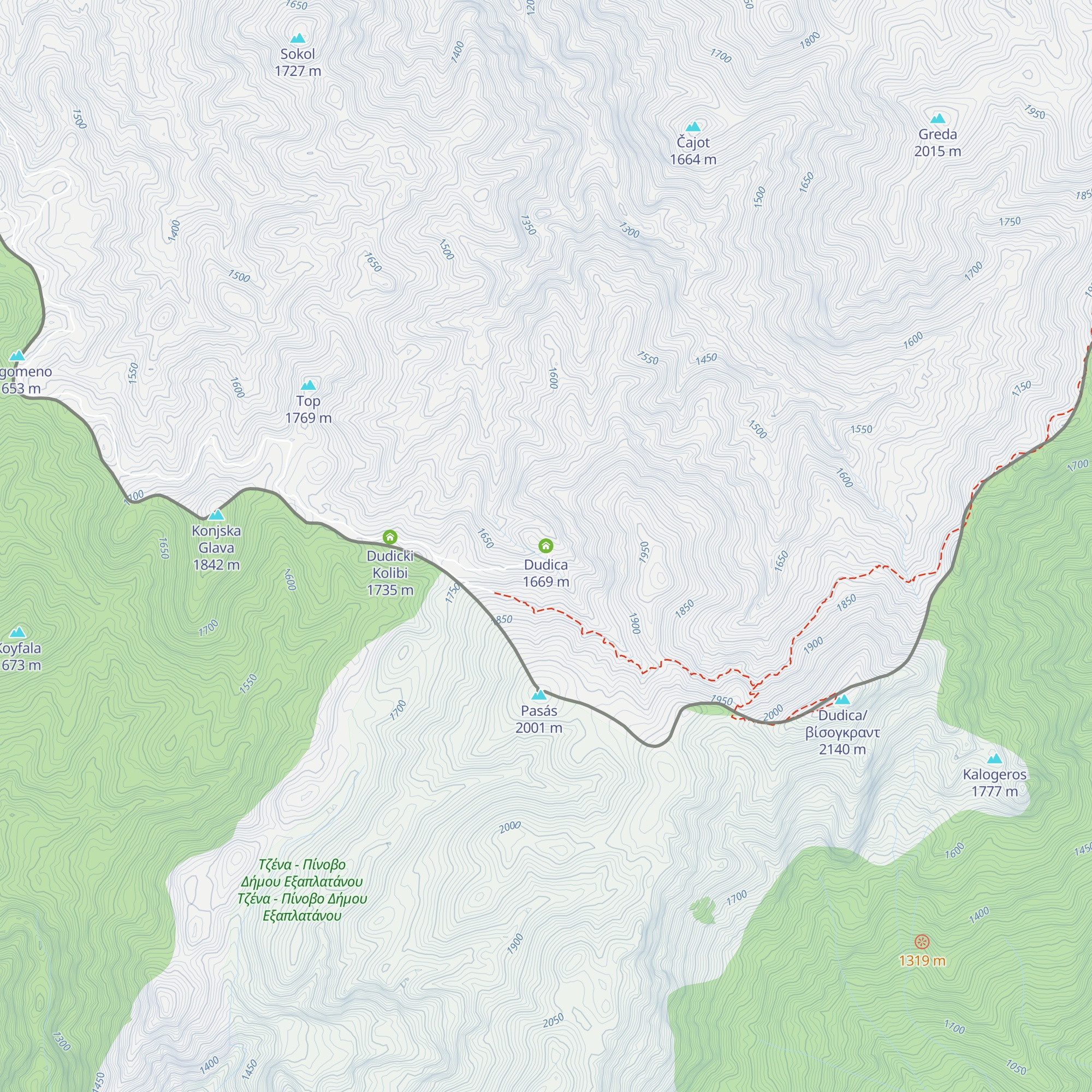 Dudica map