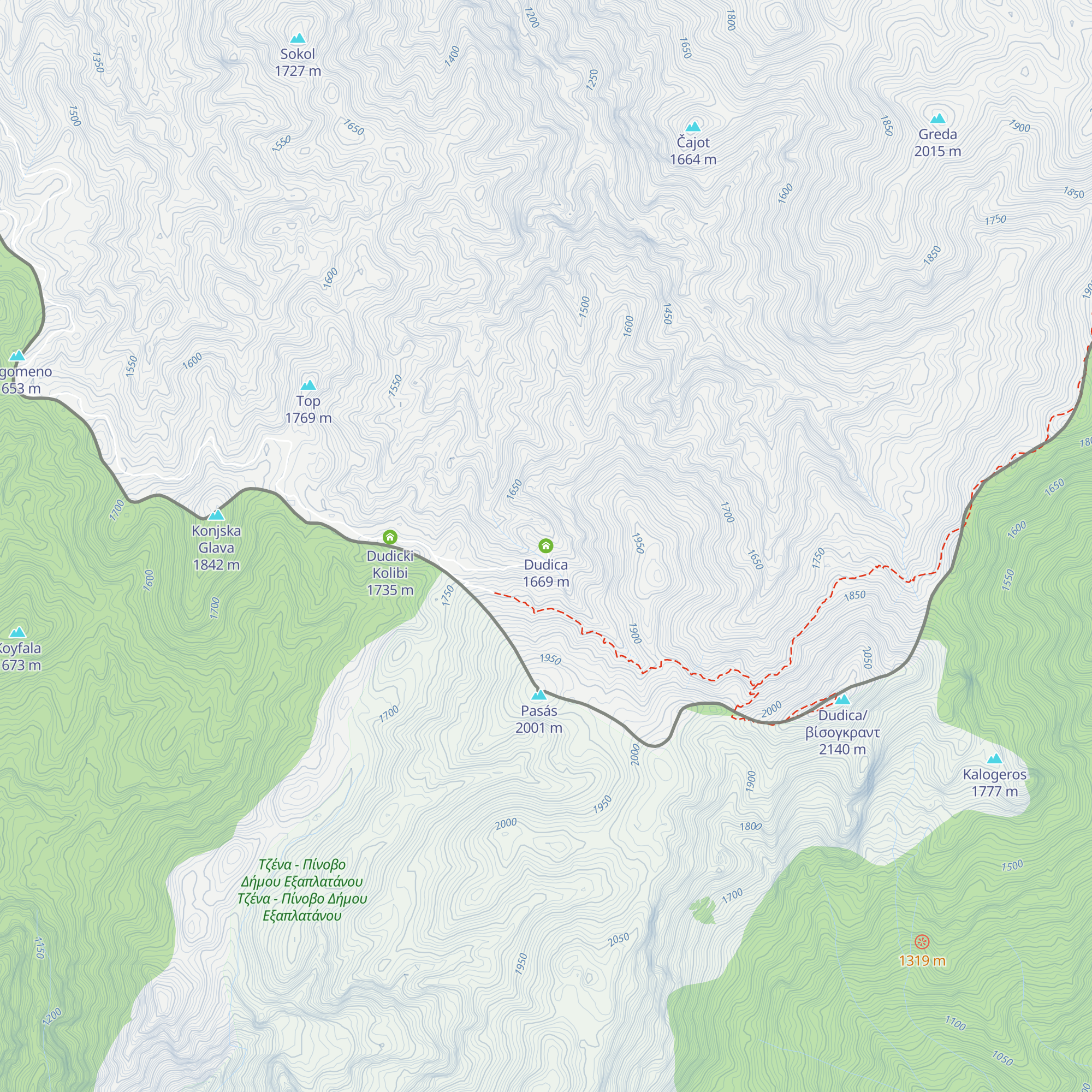 Dudica map