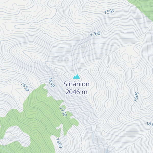 Map of Sinánion