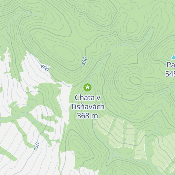 Map of Chata v Tisňavách