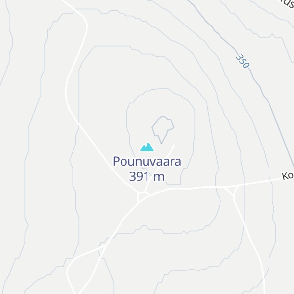 Map of Pounuvaara