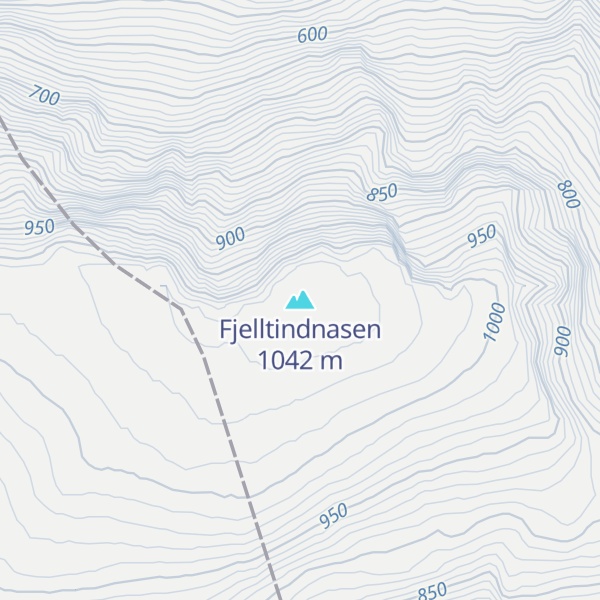 Map of Fjelltindnasen