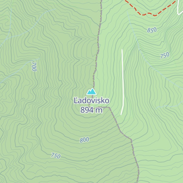 Map of Ľadovisko