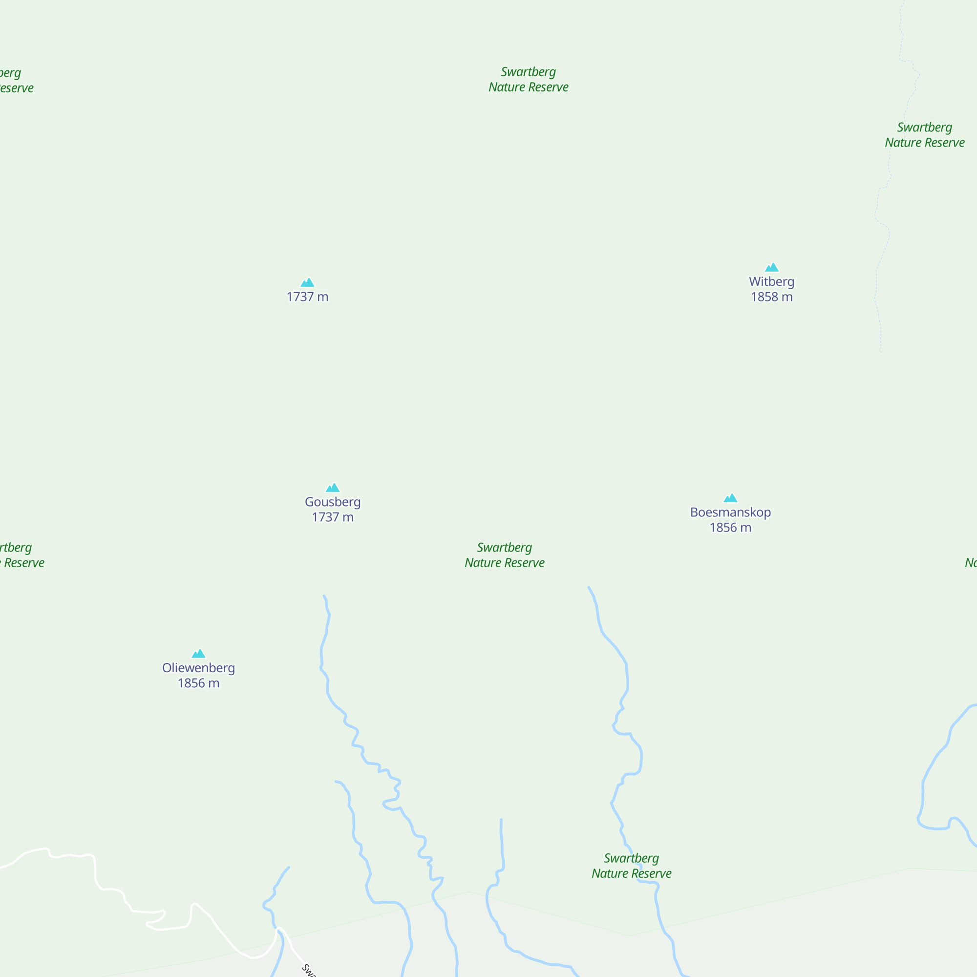 Bothashoek Hut map