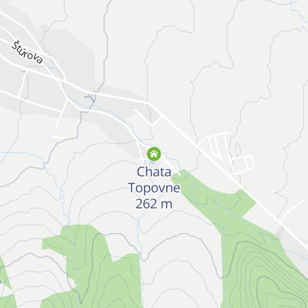 Map of Chata Topovne