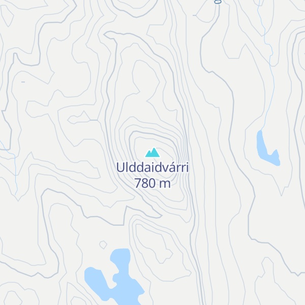 Map of Ulddaidvárri
