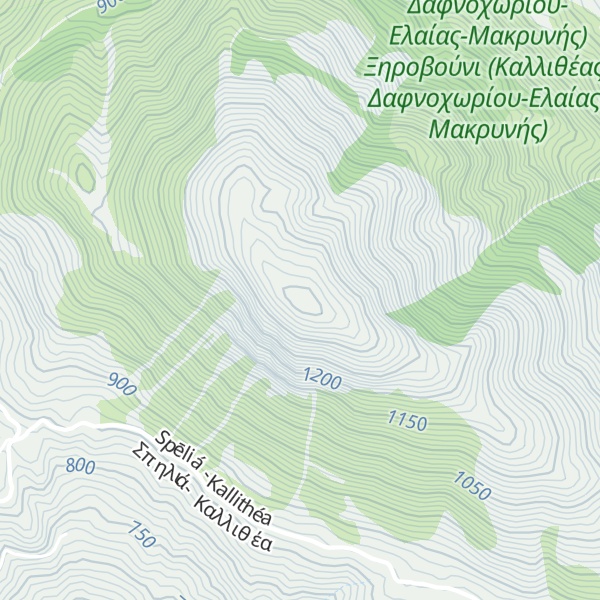 Map of Xirovoúni