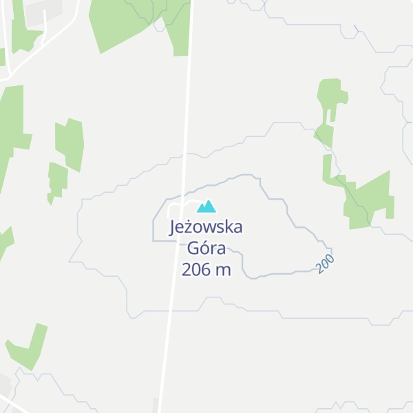 Map of Jeżowska Góra