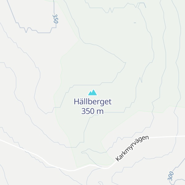 Map of Hällberget